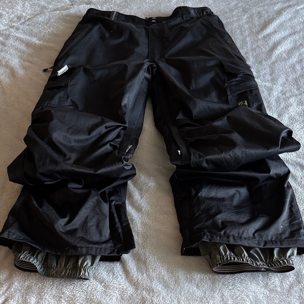 Ripzone Men's Black Ski & Snowboard Core Pants Lined Size XL EUC
